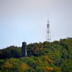 Blick zum Windbergdenkmal