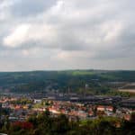 Blick auf die Stadt Freital
