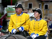 Gelbe Uniformen Festumzug Tharandt festumzug tharandt 24