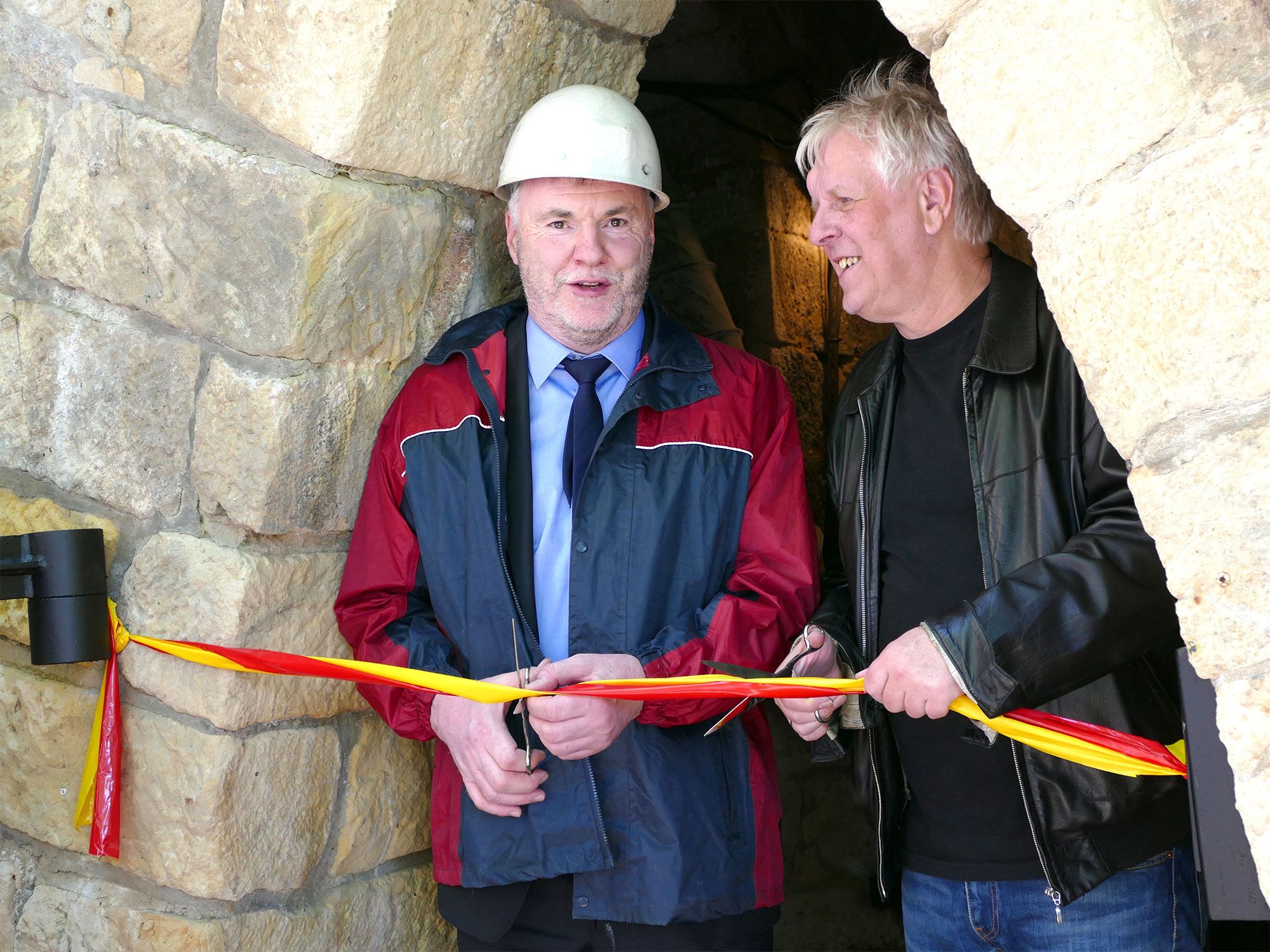 Oberbürgermeister Uwe Rumberg und Museumsdirektor Rolf Günther