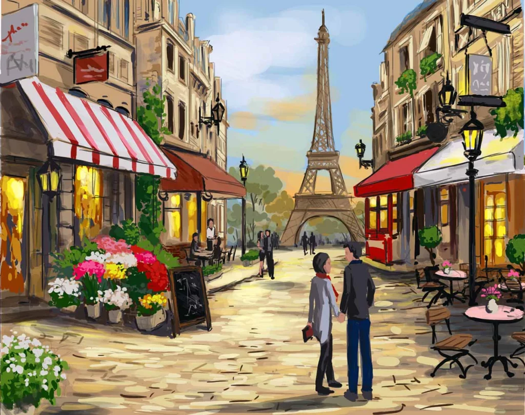 Malen nach Zahlen / Paris