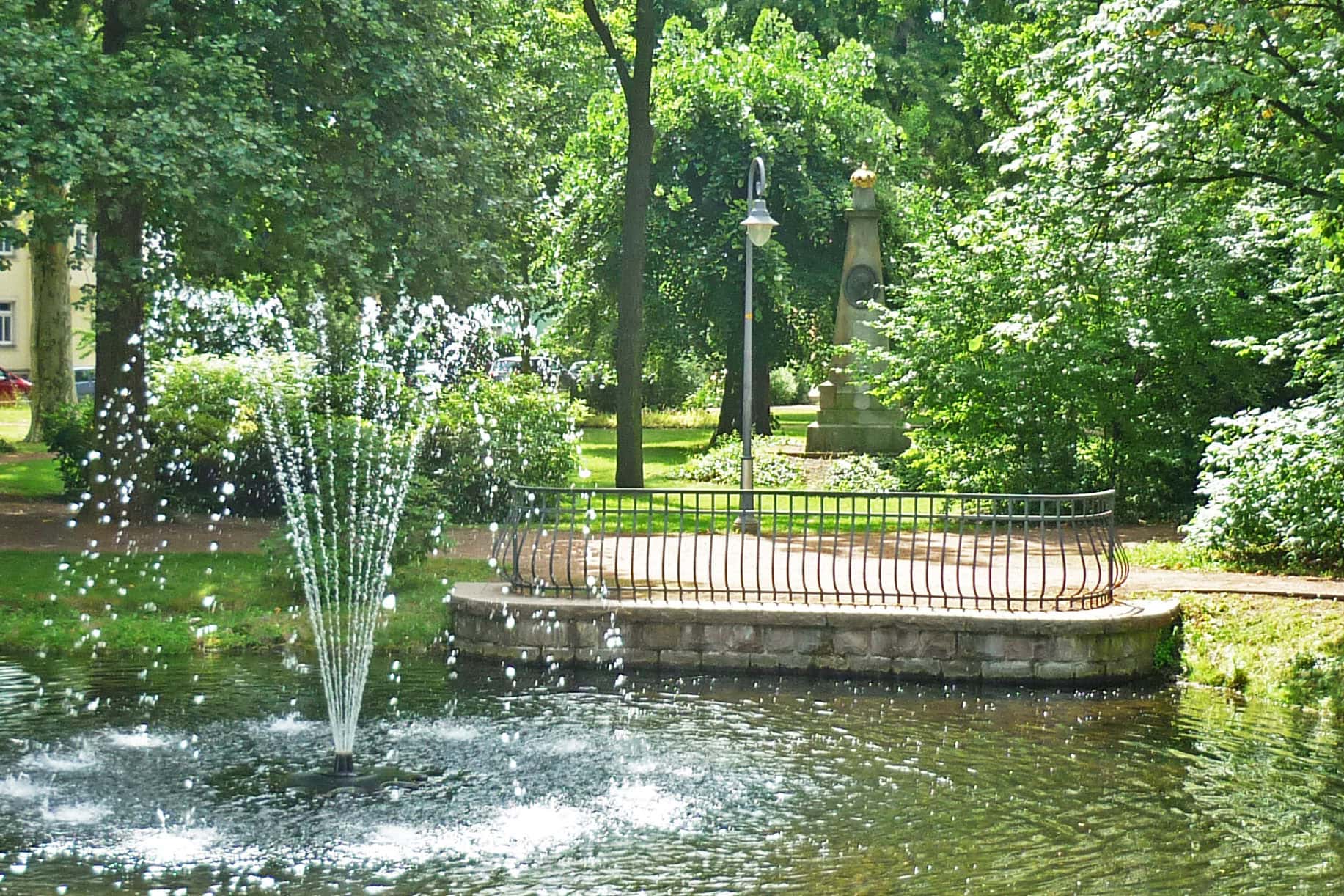 Freitals grüne Oasen: Vier Parks, vier Charaktere Goetheplatz Freital