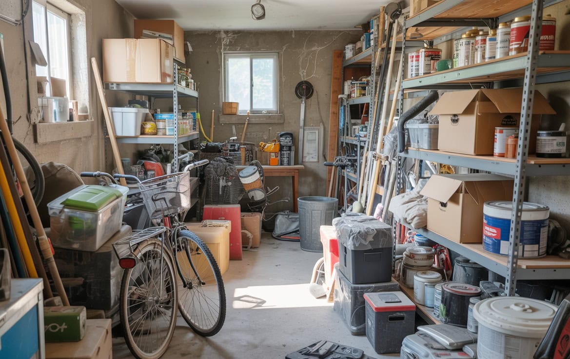 Keller, Garage, Werkbank: Warum eine gut sortierte Ordnung mehr bringt als neue Werkzeuge Unaufgeräumte Garage