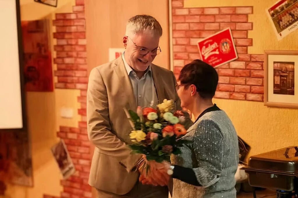 Neuer Vorstand beim Spielmannszug Freital gewählt Bürgermeister gratuliert